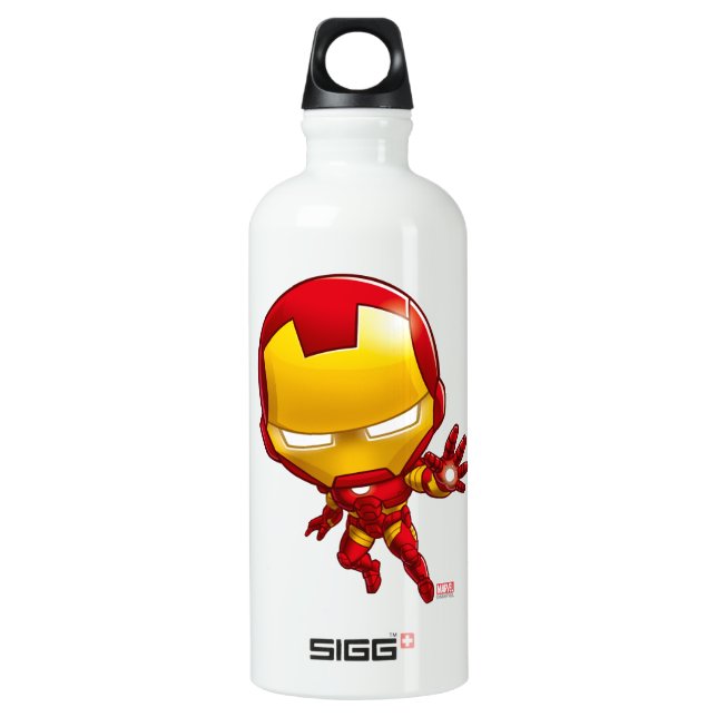 Iron Man Stylized Art Water Bottle (Front)