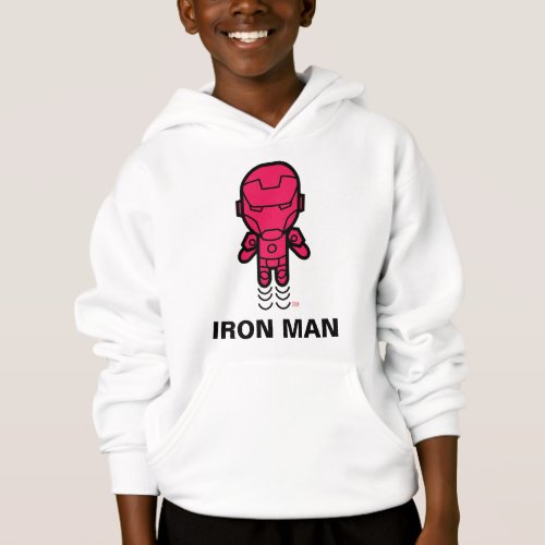 Iron Man Stylized Line Art Hoodie