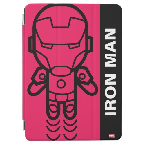 Iron Man Stylized Line Art iPad Air Cover