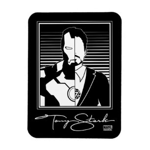 Iron Man Tony Stark Signature Icon Magnet
