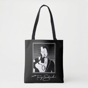Iron Man Tony Stark Signature Icon Tote Bag
