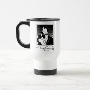 Iron Man Tony Stark Signature Icon Travel Mug