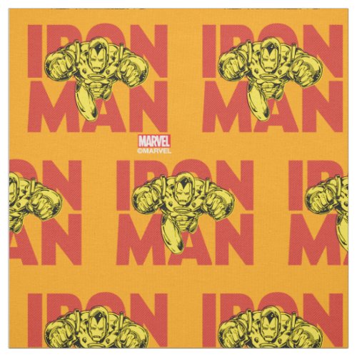 Iron Man Typography Character Art Fabric