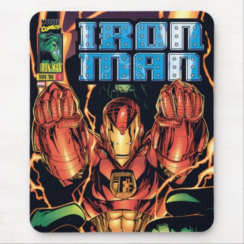 Iron Man Vol 2 1 Comic Cover Mouse Pad
