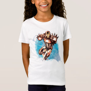 Iron Man Watercolor Character Art T-Shirt