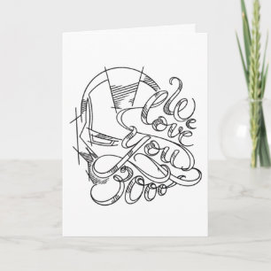 Iron Man We Love You 3000 Card