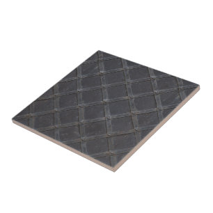 Iron Metal diamond pattern Tile