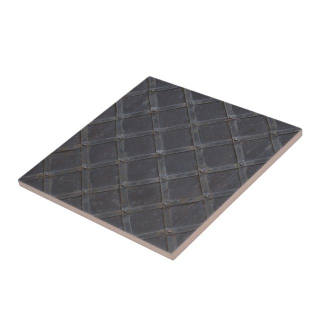 Iron Metal diamond pattern Tile (Side)