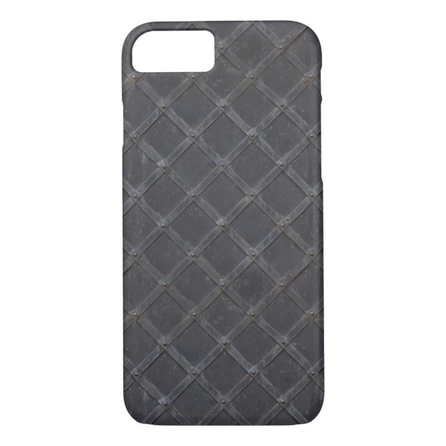 Iron Metal Grille Lattice Framework Texture Case-Mate iPhone Case (Back)