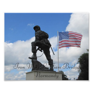 Iron Mike of the U.S. 82nd Airborne Photo Print