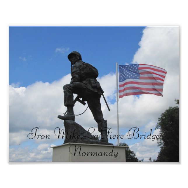 Iron Mike of the U.S. 82nd Airborne Photo Print (Front)