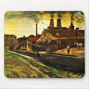 Iron Mill in The Hague by Vincent van Gogh Mouse Pad