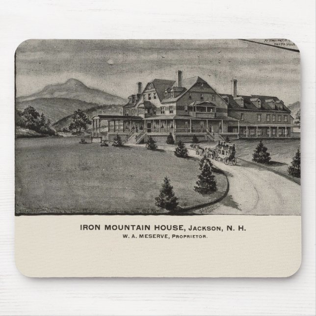 Iron Mountain House, Jackson, NH Mouse Pad (Front)
