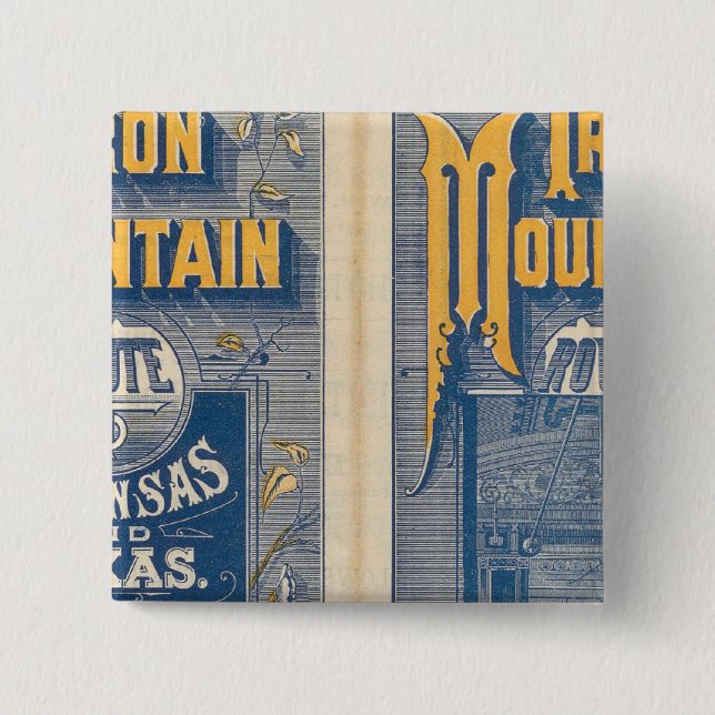 Iron Mountain Route Button (Front)