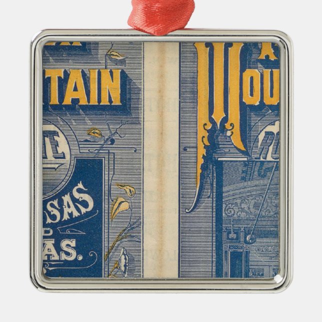 Iron Mountain Route Metal Ornament (Front)