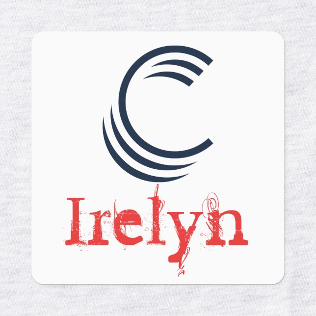 Iron on Clothing Labels  (Design 1)