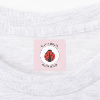 Ladybugs Iron-On Labels