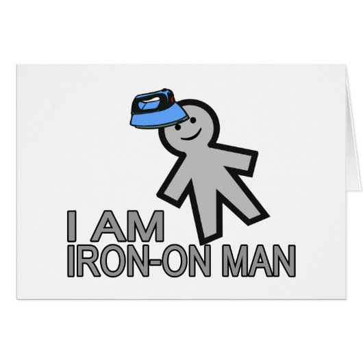 Iron-On Man (Front Horizontal)