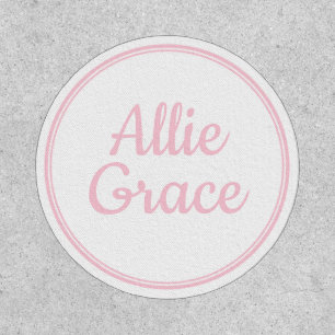 Iron On Name Tag Patch