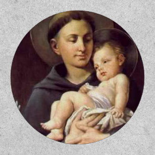 Iron on Patches Custom St Anthony & Baby Jesus