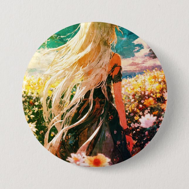Iron-On Patches: Customize Your Style with Ease Button (Front)