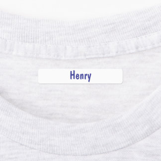 Iron on Personalized Name Labels