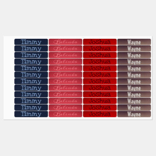 Iron Ons For the Kids Labels