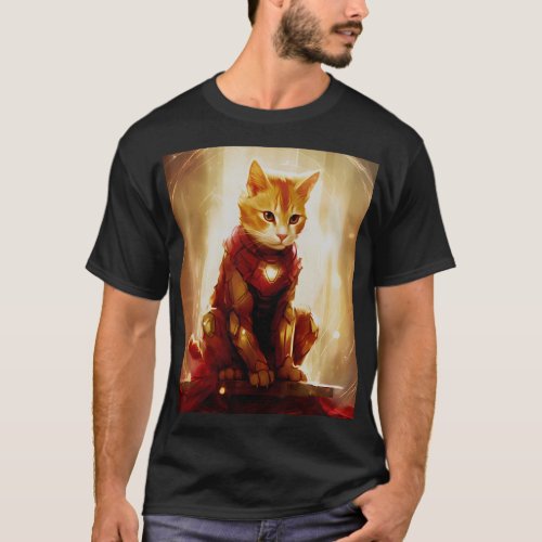 Iron Orange Cat 2 T_Shirt