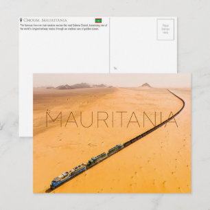 Iron Ore Train, Choum, Mauritania Travel Postcard