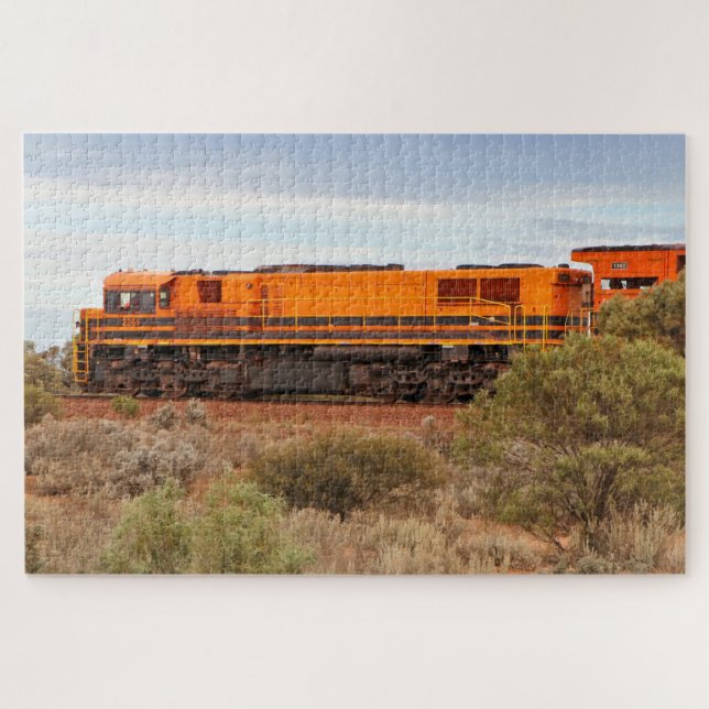 Iron ore train, South Australia 2 Jigsaw Puzzle (Horizontal)