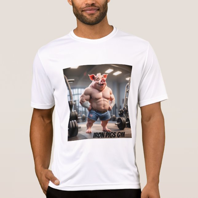 IRON PIGS GYM T-Shirt (Front)