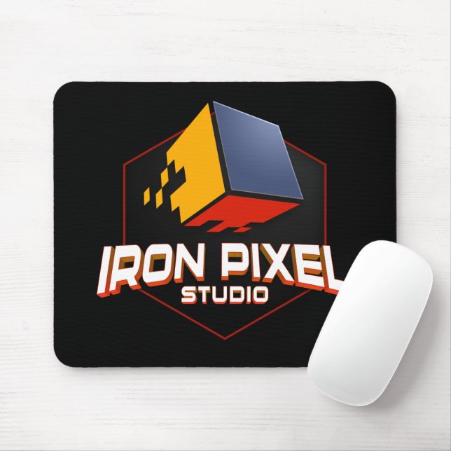 Iron Pixel Full Color Mousepad (With Mouse)