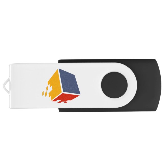 Iron Pixel USB Flash Drive (Back)