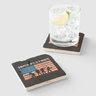Iron Platoon  Stone Coaster