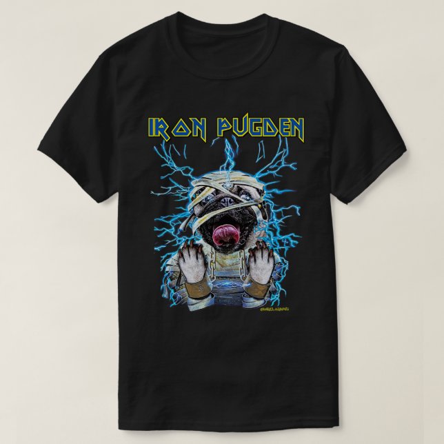 IRON PUGDEN T-Shirt (Design Front)