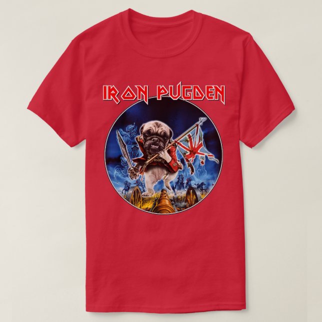IRON PUGDEN THE TROOPUG T-Shirt (Design Front)