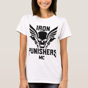 Iron Punishers Logo S-Sleeve T-Shirt Women 3XL