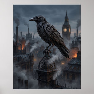 Iron Raven Crown Poster