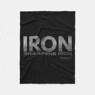Iron Sharpens Iron Fleece Blanket