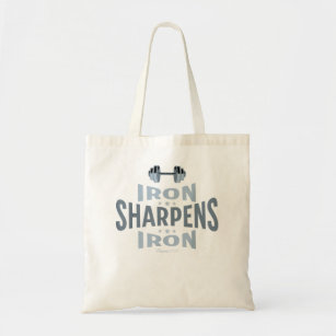 Iron Sharpens Iron Pro.-2717 Christian Gym Tote Bag