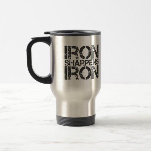 Iron Sharpens Iron Travel Mug