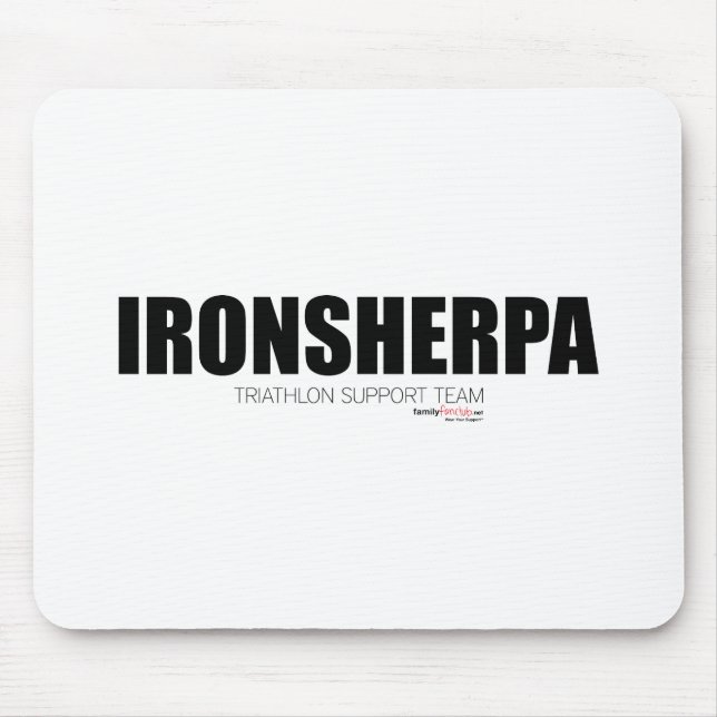 Iron Sherpa Mouse Pad (Front)