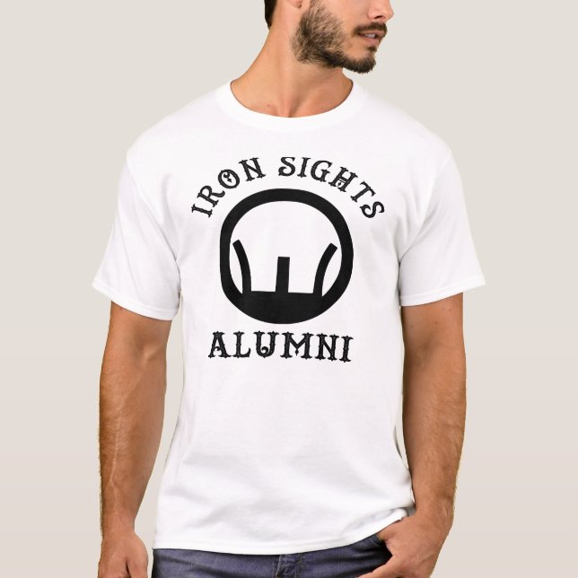Iron Sights Alumni  ©WhiteTigerLLC.com   T-Shirt (Front)