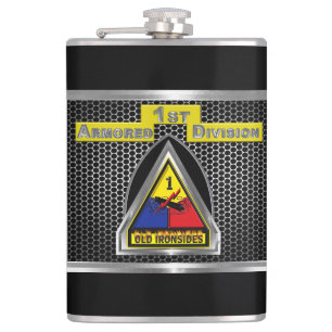“Iron Soldiers” 1st Armored Division Flask