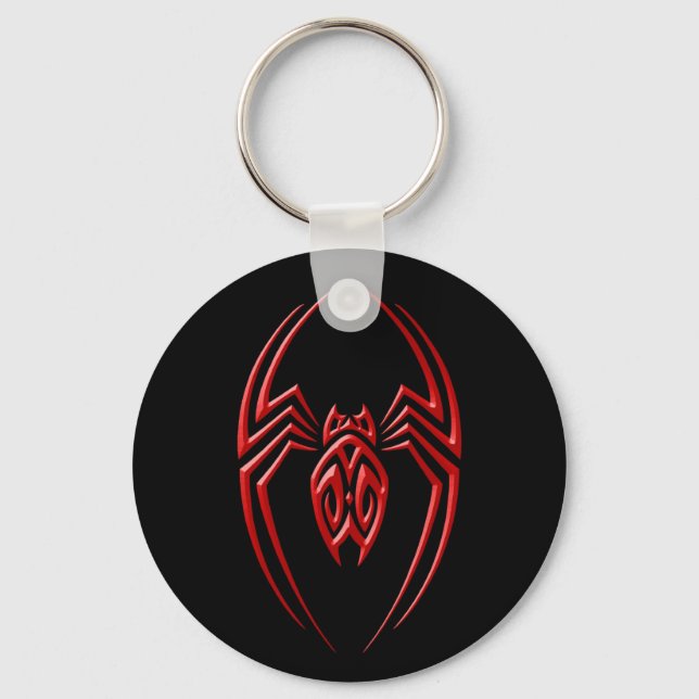 Iron Spider – Red and Black Keychain (Front)