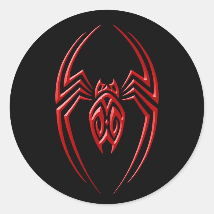 Iron Spider – Red and Black Stickers