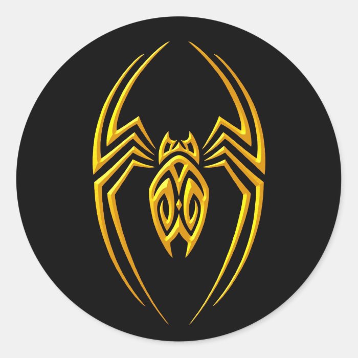 Iron Spider – Yellow and Black Stickers