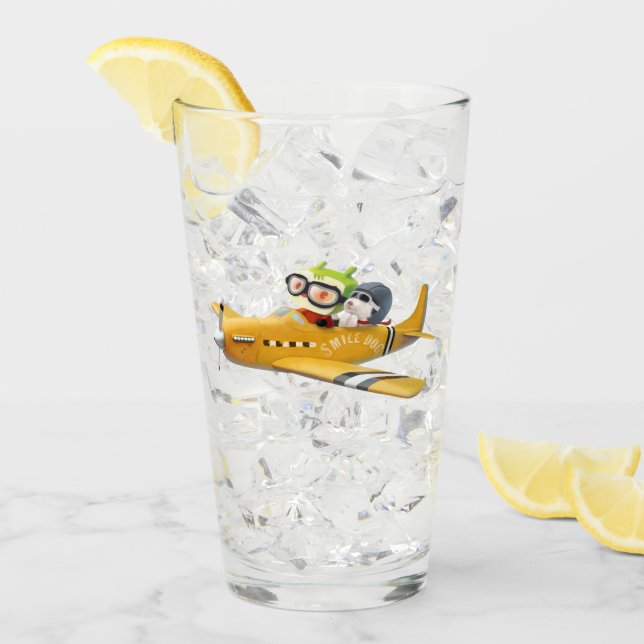 Iron T & Smile Pup: High Flying Adventure Glass (Front Ice)