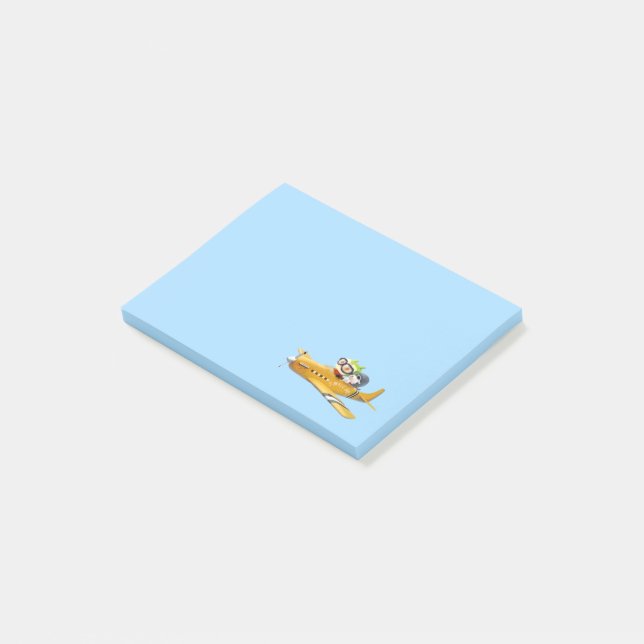 Iron T & Smile Pup: High Flying Adventure Post-it Notes (Angled)