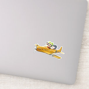 Iron T & Smile Pup: High Flying Adventure Sticker